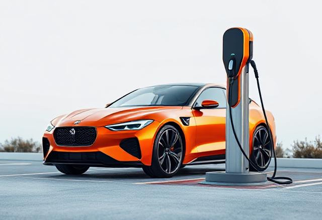 EV Charger in the clouds